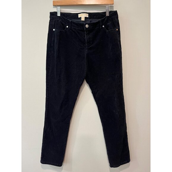 Michael Kors‎ Corduroy Pants Size 10 Black - Picture 1 of 9